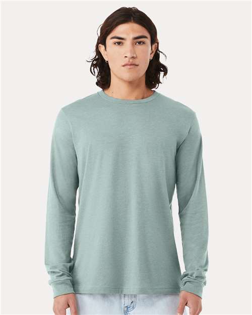 3501CVC Heather CVC Long Sleeve Tee