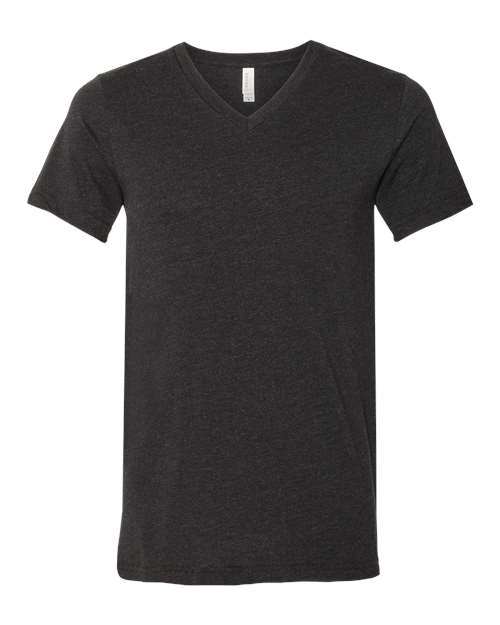 3005CVC Heather CVC V-Neck Tee