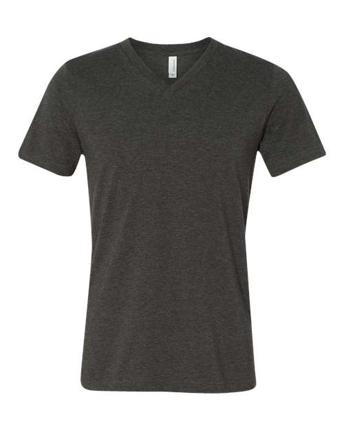 3005CVC Heather CVC V-Neck Tee