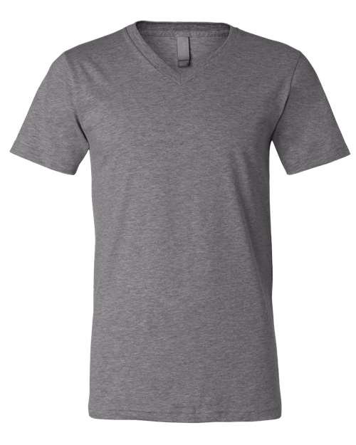 3005CVC Heather CVC V-Neck Tee