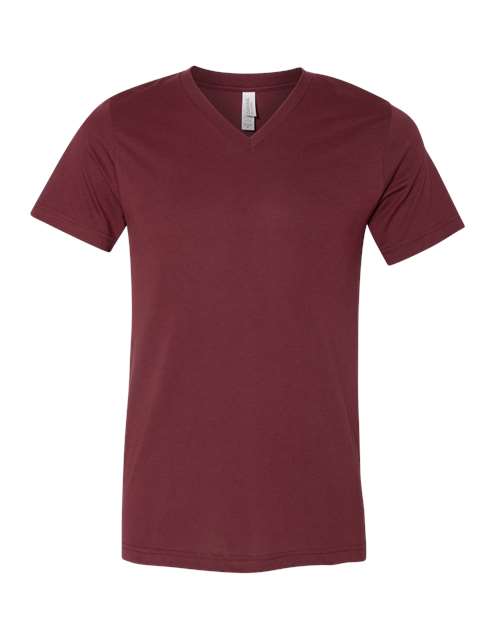 3005CVC Heather CVC V-Neck Tee