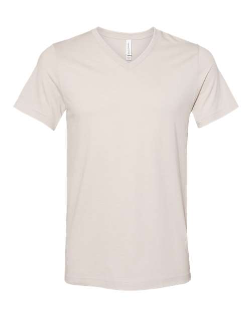 3005CVC Heather CVC V-Neck Tee