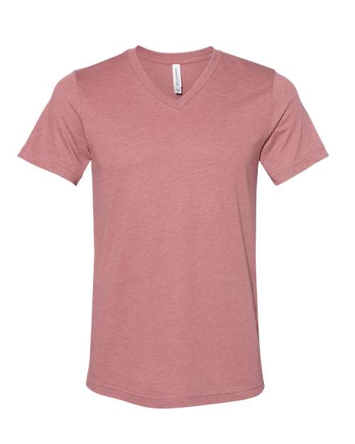 3005CVC Heather CVC V-Neck Tee