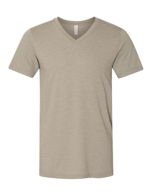 3005CVC Heather CVC V-Neck Tee