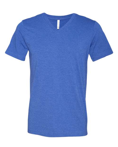 3005CVC Heather CVC V-Neck Tee