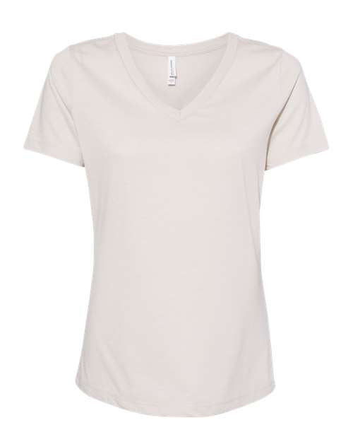 6405CVC Women's Relaxed Heather CVC V-Neck Tee