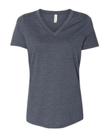 6405CVC Women's Relaxed Heather CVC V-Neck Tee