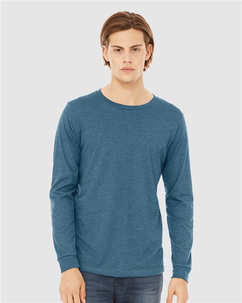 3501CVC Heather CVC Long Sleeve Tee