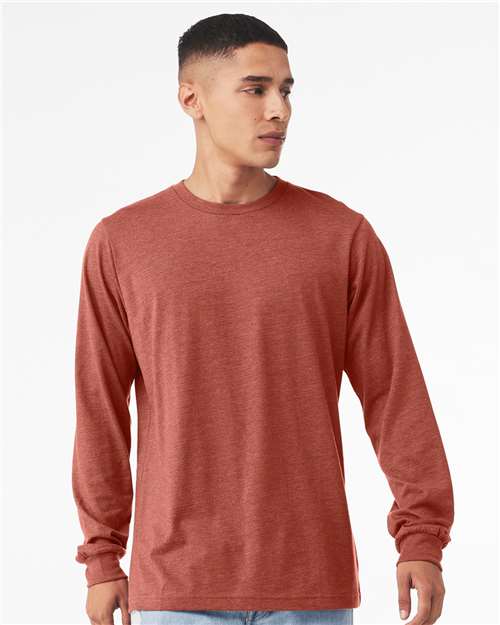 3501CVC Heather CVC Long Sleeve Tee