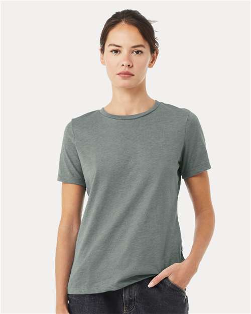 6400CVC Women’s Relaxed Fit Heather CVC Tee