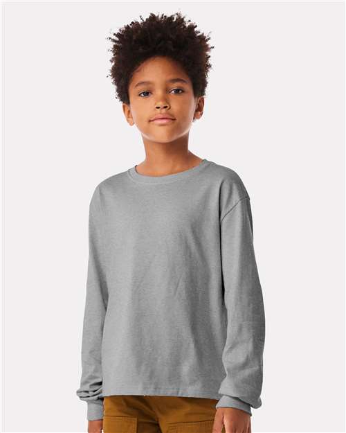 3511Y Youth 6oz. Heavyweight Long Sleeve Tee