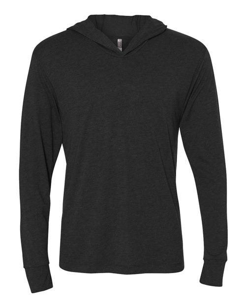6021 Unisex Triblend Hooded Long Sleeve Pullover T-Shirt