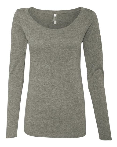 6731 Women’s Triblend Scoop Neck Long Sleeve T-Shirt