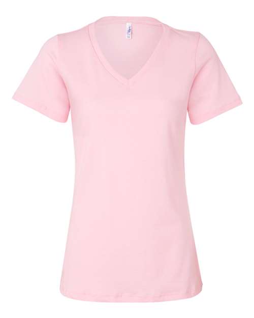 6405 Women’s Relaxed Jersey V-Neck Tee