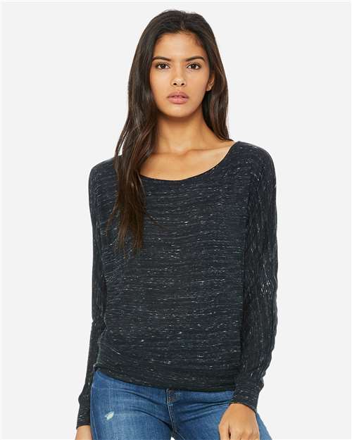 8850 Women’s Flowy Off Shoulder Long Sleeve Tee