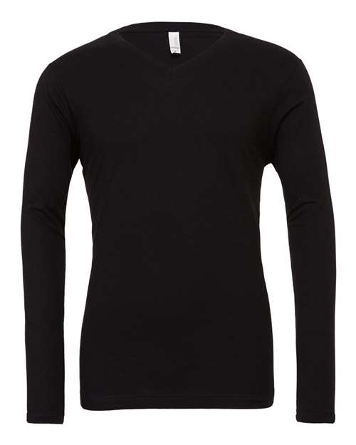 3425 Unisex Long Sleeve V-Neck Tee