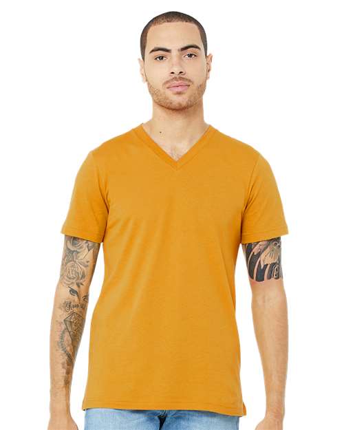 3005 Jersey V-Neck Tee