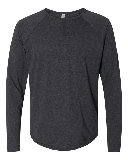 6072 Men's Triblend Henley T-Shirt