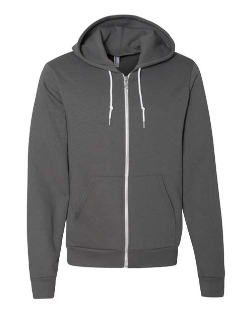 F497 Unisex Flex Fleece Full-Zip Hoodie Sweatshirt