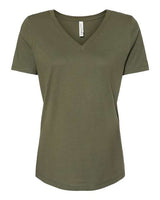 6405 Women’s Relaxed Jersey V-Neck Tee