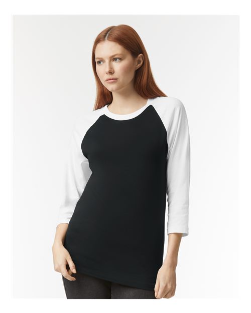 2003CVC CVC Three-Quarter Sleeve Tee