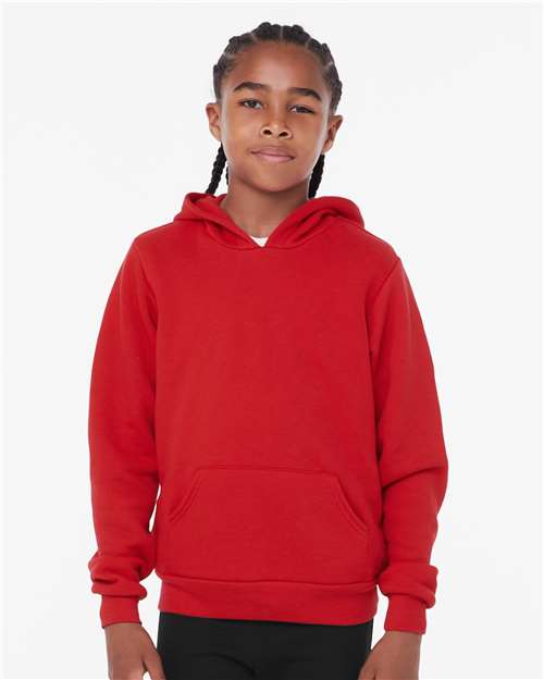 3719Y Youth Sponge Fleece Hoodie Sweatshirt