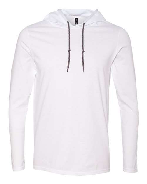 987 Men's Softstyle® Lightweight Hooded Long Sleeve T-Shirt