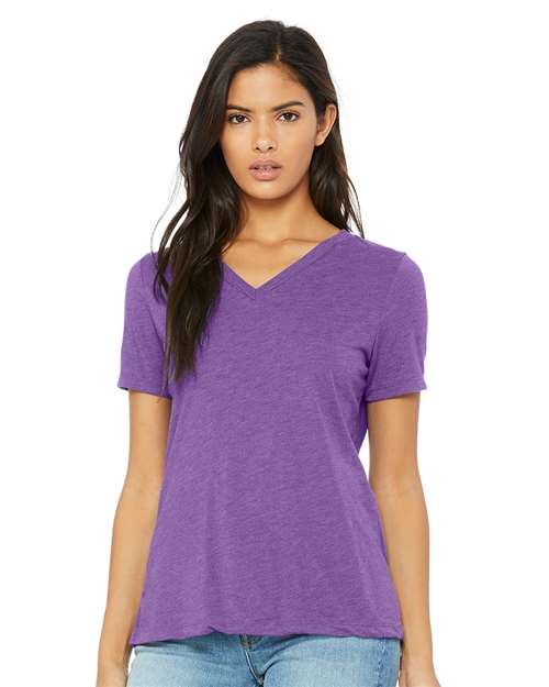6415 Women's Relaxed Triblend V-Neck Tee