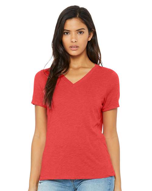 6415 Women's Relaxed Triblend V-Neck Tee