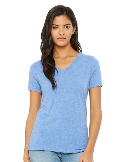 6415 Women's Relaxed Triblend V-Neck Tee