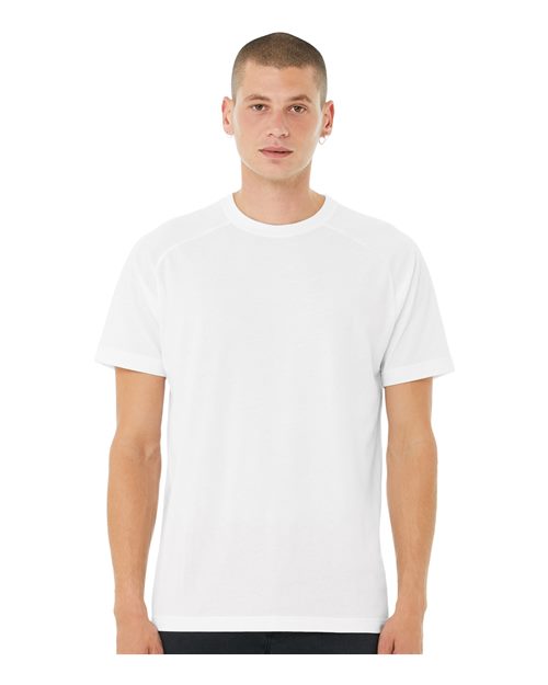 3201 Men's Heather CVC Raglan Tee