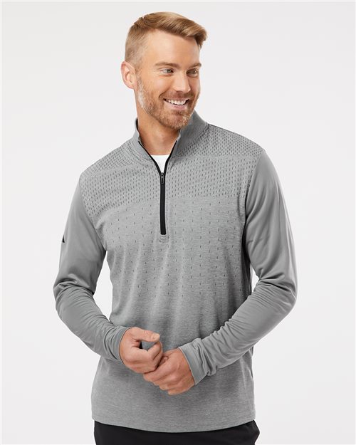 A522 Men's Heather Block Print Quarter-Zip Pullover