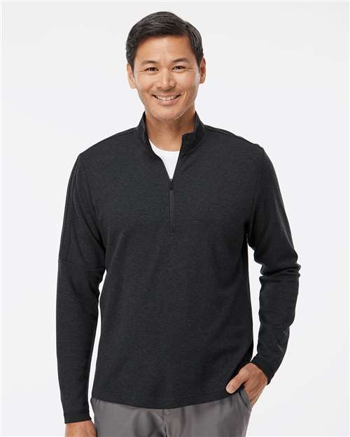 A554 Men's 3-Stripes Quarter-Zip Pullover Sweater