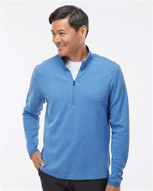 A554 Men's 3-Stripes Quarter-Zip Pullover Sweater