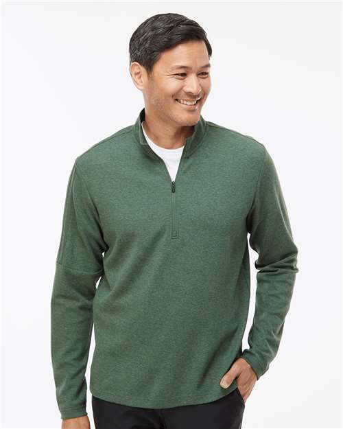 A554 Men's 3-Stripes Quarter-Zip Pullover Sweater