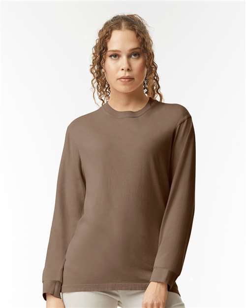 6014 Garment-Dyed Heavyweight Long Sleeve T-Shirt