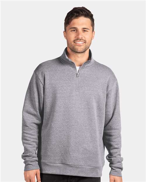9643 Unisex Fleece Quarter-Zip Pullover