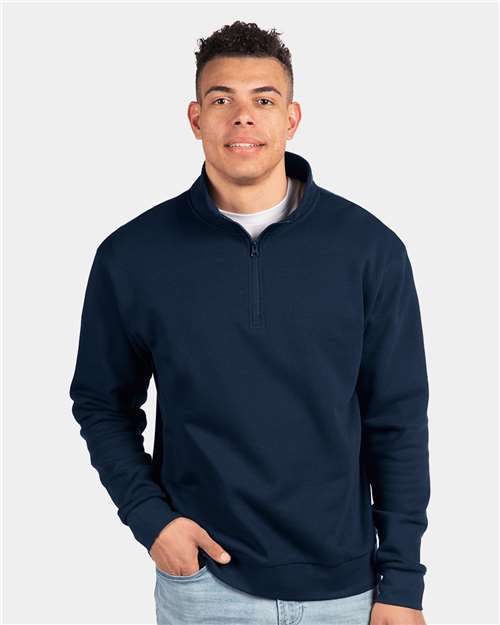 9643 Unisex Fleece Quarter-Zip Pullover