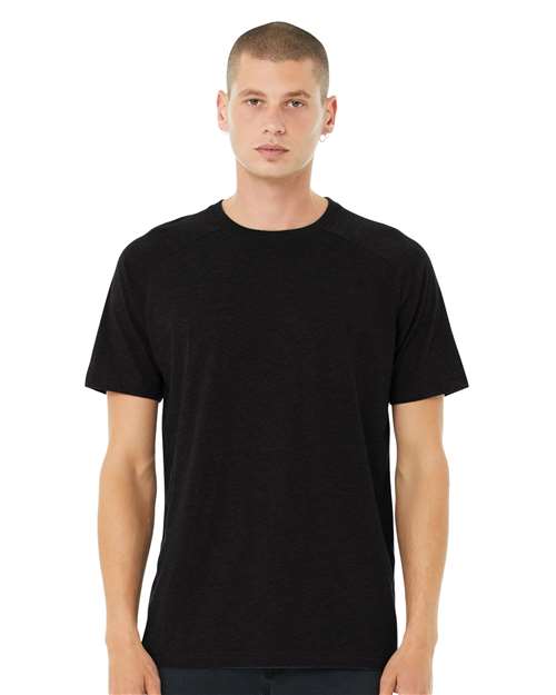 3201 Men's Heather CVC Raglan Tee