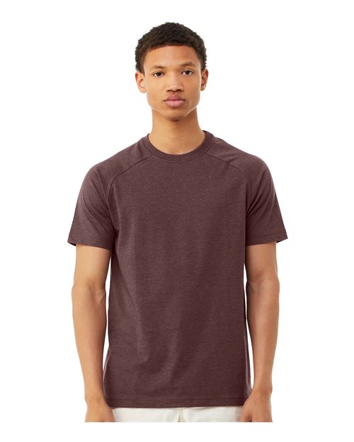 3201 Men's Heather CVC Raglan Tee