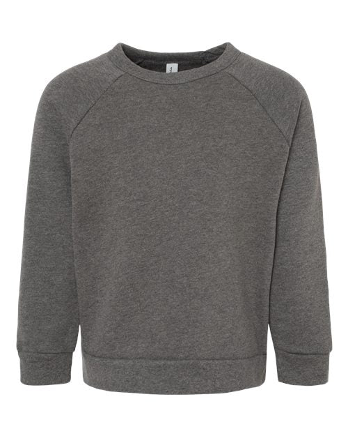 3901T Toddler Sponge Fleece Raglan Crewneck Sweatshirt