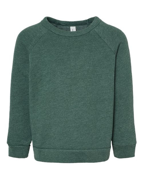 3901T Toddler Sponge Fleece Raglan Crewneck Sweatshirt