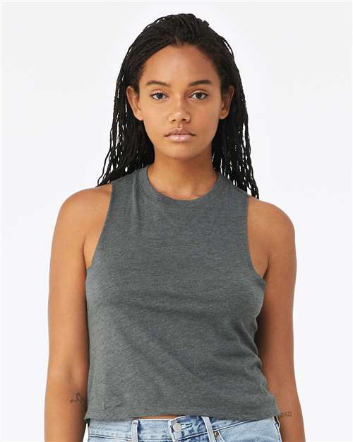 6682 Women's Racerback Crop Tank