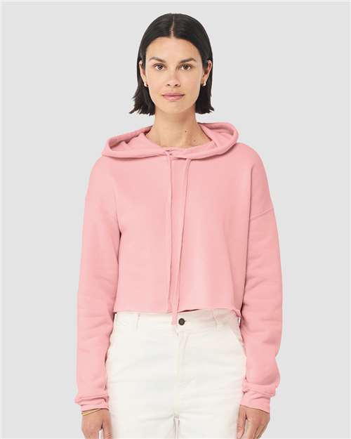 7502 Women's Crop Fleece Hoodie Sweatshirt
