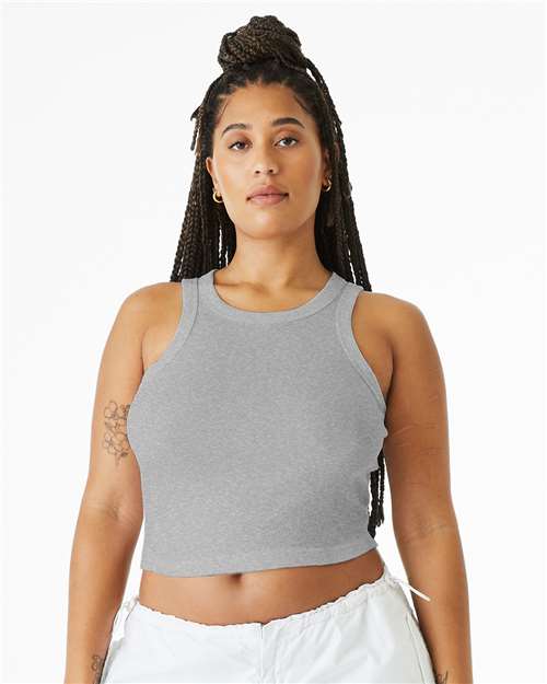 1019 Women's Micro Rib Racer Tank
