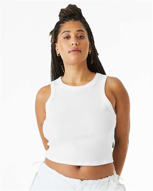 1019 Women's Micro Rib Racer Tank