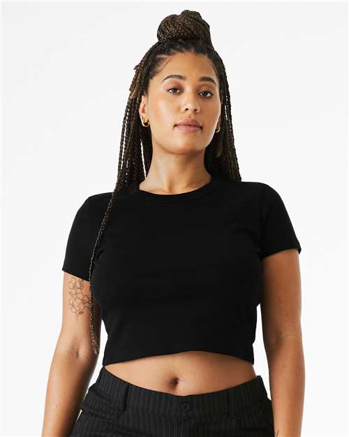 1010 Women's Micro Rib Baby Tee