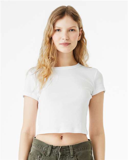 1010 Women's Micro Rib Baby Tee