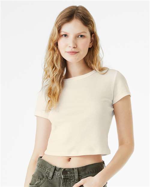 1010 Women's Micro Rib Baby Tee
