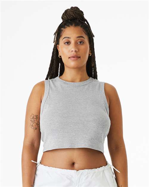 1013 Women's Micro Rib Muscle Crop Tank